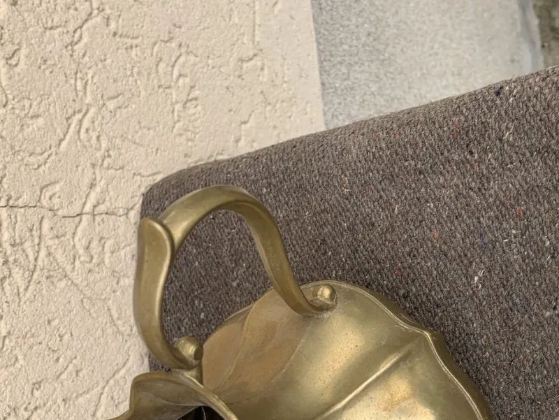 Online Pamono Vintage Gold Brass Jug
