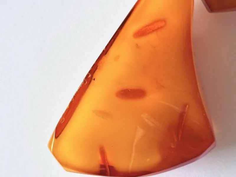 Pamono Vintage Graduated Facet Cut Natural Amber Butterscotch Large Pendant Necklace