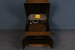 Pamono Vintage Gramophone Electrola LP Radio Plate><noscript><img width=