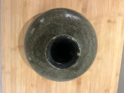 Pamono Vintage Green Ceramic Vase from Accolay, 1970s><noscript><img width=