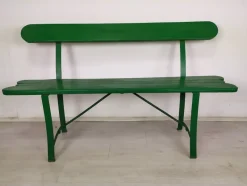 Pamono Vintage Green Garden Bench> Garden Seating