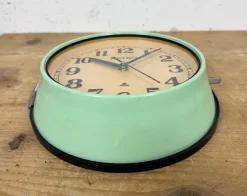 Pamono Vintage Green Ships Wall Clock from Seiko, 1970s><noscript><img width=