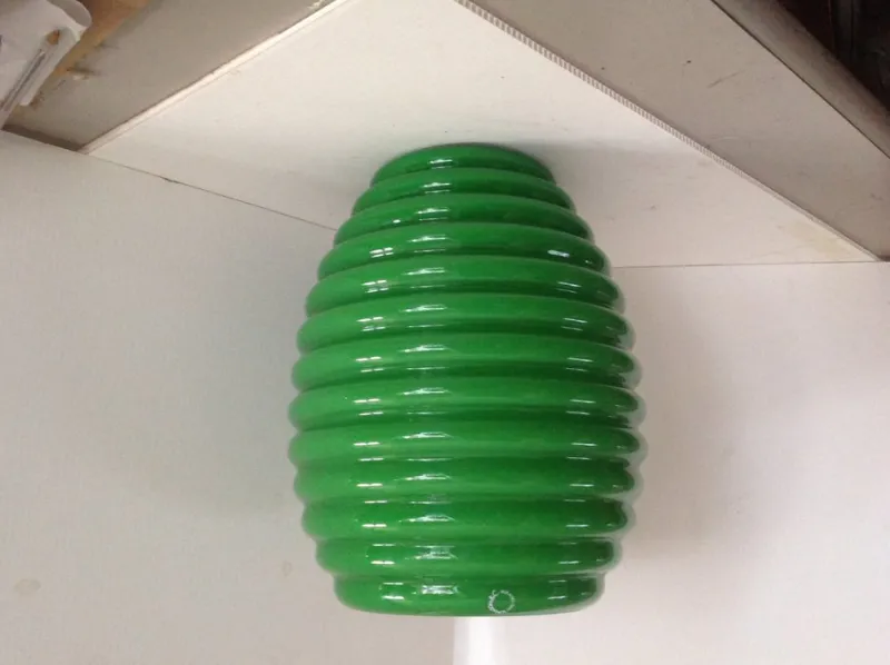 New Pamono Vintage Green Vase, 1970s