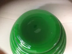 New Pamono Vintage Green Vase, 1970s