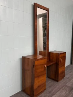 Pamono Vintage Hallway Furniture with Mirror, 1930s><noscript><img width=