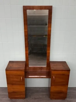 Pamono Vintage Hallway Furniture with Mirror, 1930s><noscript><img width=