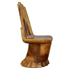 Pamono Vintage Hand Carved Children's Chair, 1960s><noscript><img width=