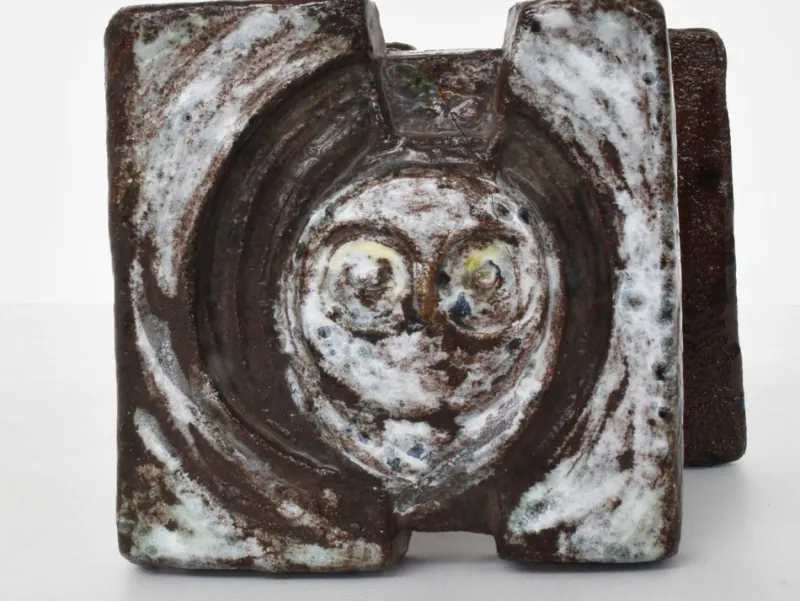 Pamono Vintage Handles with Stylized Owl, 1970, Set of 2> Architectural Elements