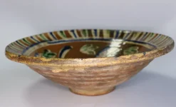 Pamono Vintage Handmade Clay Bowl or Plate, 1930s