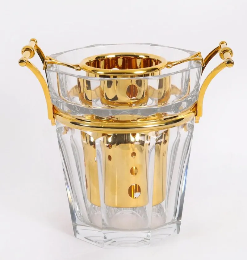 Pamono Vintage Harcourt Crystal Champagne Cooler, 1970s> Ice Buckets & Wine Coolers