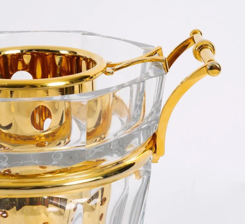 Pamono Vintage Harcourt Crystal Champagne Cooler, 1970s> Ice Buckets & Wine Coolers