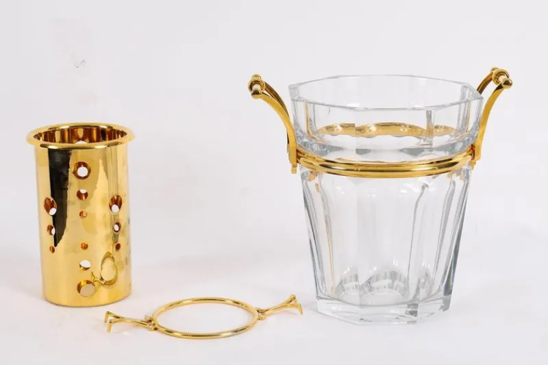 Pamono Vintage Harcourt Crystal Champagne Cooler, 1970s> Ice Buckets & Wine Coolers