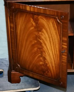 Pamono Vintage Hardwood Breakfront Display Bookcase from Bevan Funnell><noscript><img width=