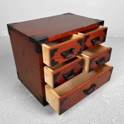 Pamono Vintage Haribako Chest, Japan, 1980s><noscript><img width=