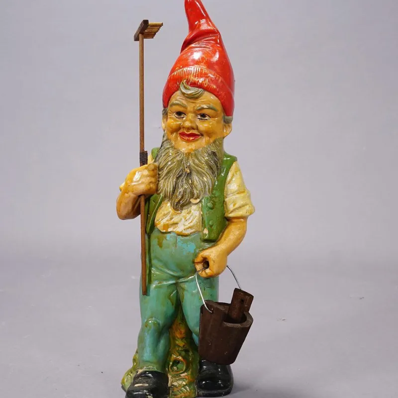 New Pamono Vintage Heissner Terracotta Garden Gnome, Germany, 1950s