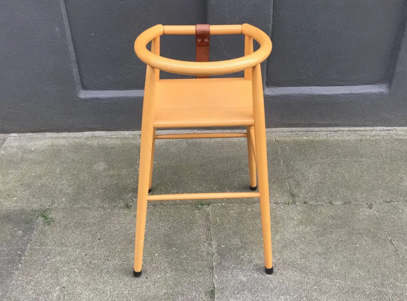 Pamono Vintage High Baby Chair in Beech by Nanna Ditzel> Children's Chairs