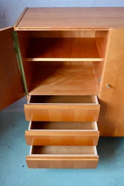 Pamono Vintage Highboard inn Wood, 1950s><noscript><img width=
