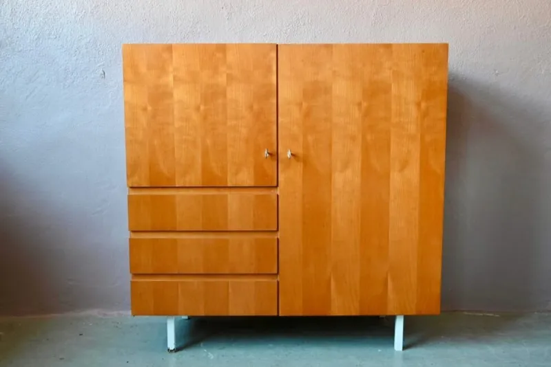 Pamono Vintage Highboard inn Wood, 1950s> Sideboards & Buffets