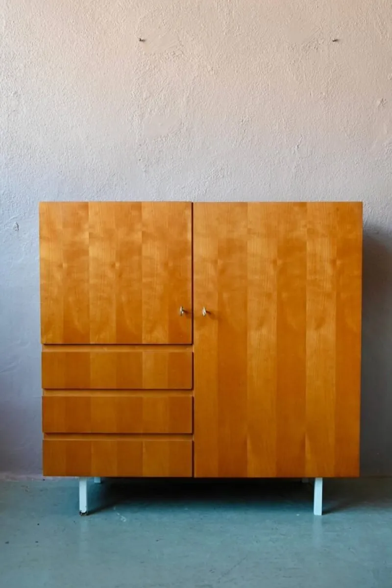Pamono Vintage Highboard inn Wood, 1950s> Sideboards & Buffets