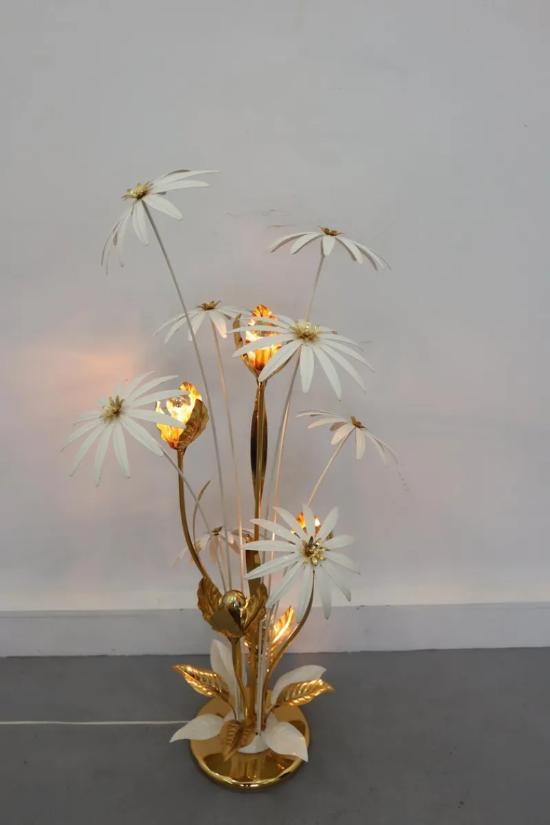 Pamono Vintage Hollywood Regency Style Floor Lamp by Hans Kögl, 1970s> Floor Lamps
