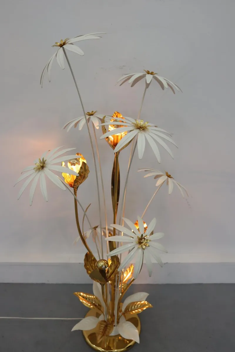 Pamono Vintage Hollywood Regency Style Floor Lamp by Hans Kögl, 1970s> Floor Lamps