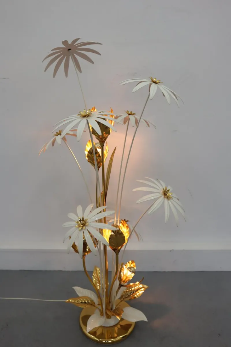 Pamono Vintage Hollywood Regency Style Floor Lamp by Hans Kögl, 1970s> Floor Lamps