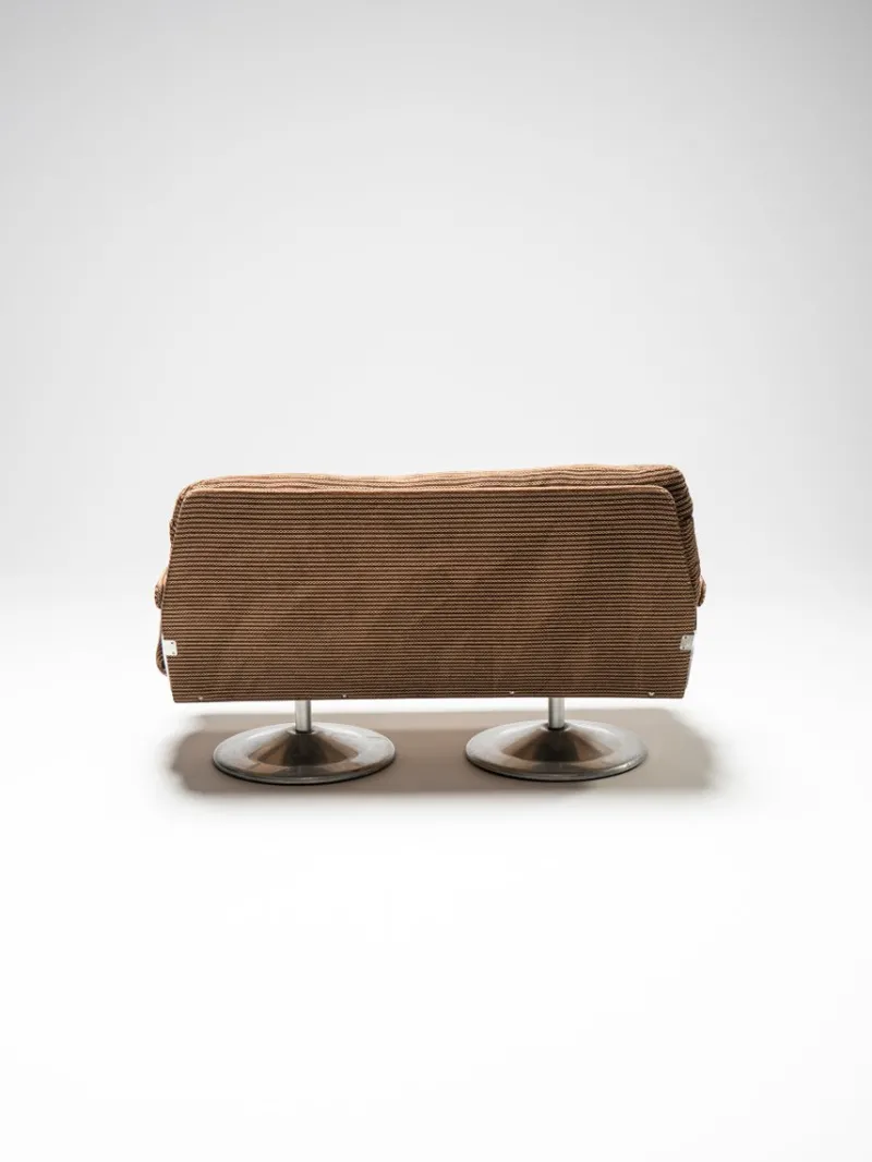 Pamono Vintage Hungarian Space Age Sofa and Chairs, 1950s, Set of 3> Living Room Sets