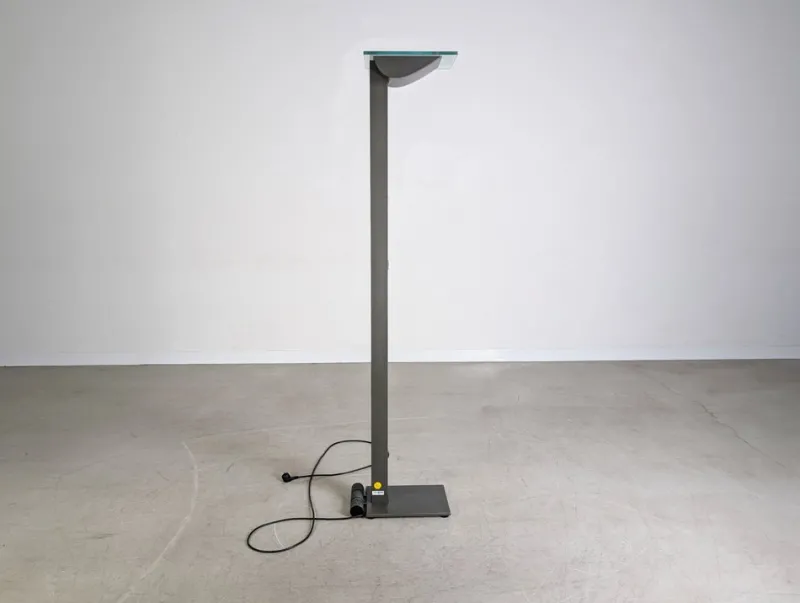 Pamono Vintage ID-S Floor Lamp in Glass by Ettore Sottsass for Staff