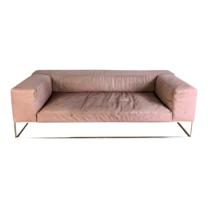 Best Pamono Vintage Ile Cube Sofa in Leather from Living Divani