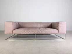 Best Pamono Vintage Ile Cube Sofa in Leather from Living Divani