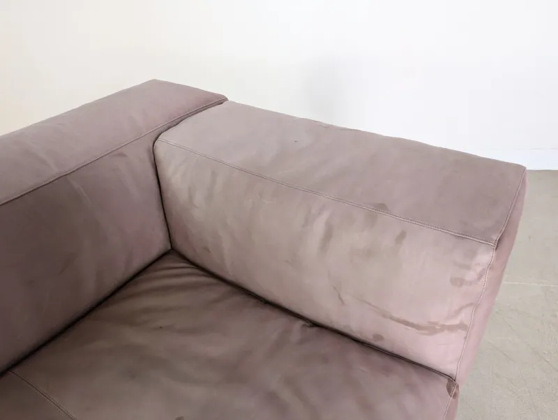 Best Pamono Vintage Ile Cube Sofa in Leather from Living Divani