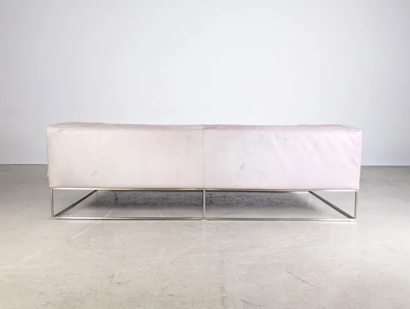 Best Pamono Vintage Ile Cube Sofa in Leather from Living Divani
