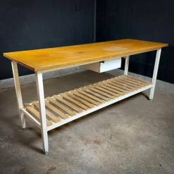 Pamono Vintage Industrial Bakery Table><noscript><img width=
