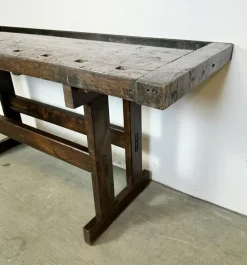 Clearance Pamono Vintage Industrial Carpenters Workbench, 1950s