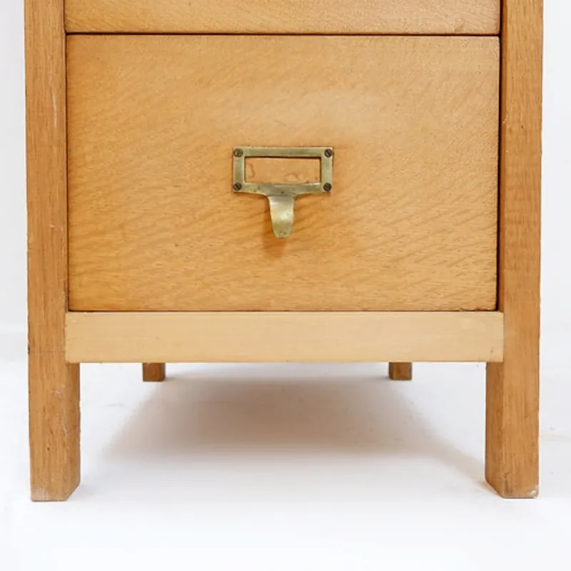 Pamono Vintage Industrial Five-Drawer Filing Cabinet> Dressers, Commodes & Chests