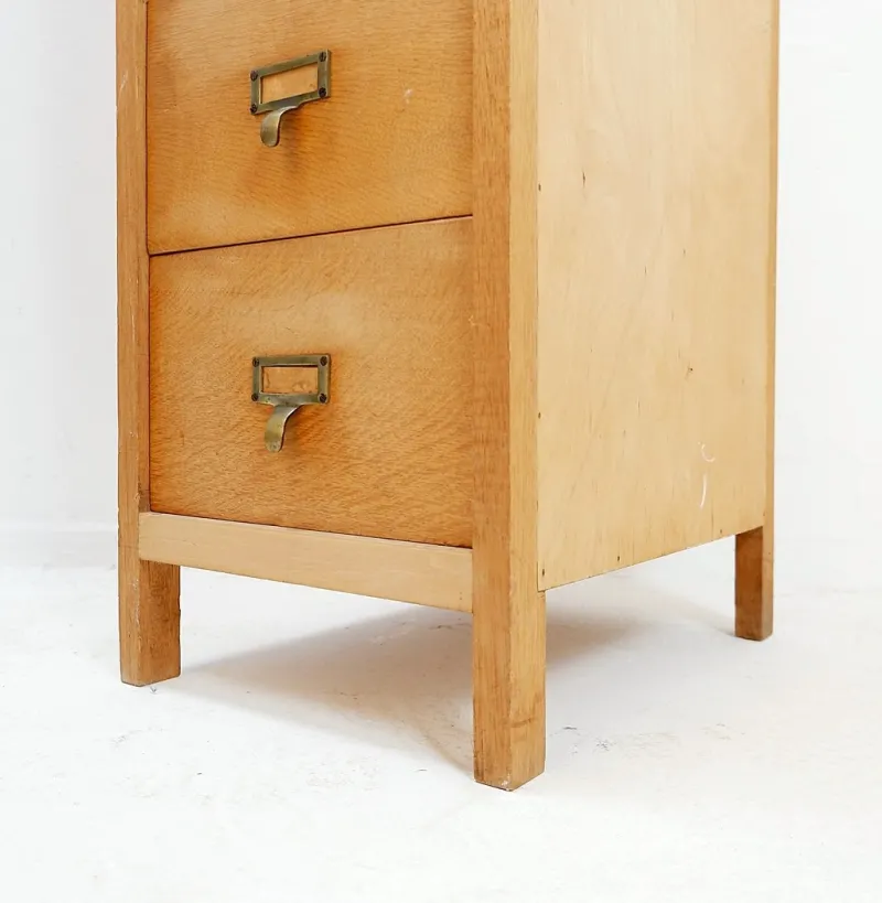 Pamono Vintage Industrial Five-Drawer Filing Cabinet> Dressers, Commodes & Chests