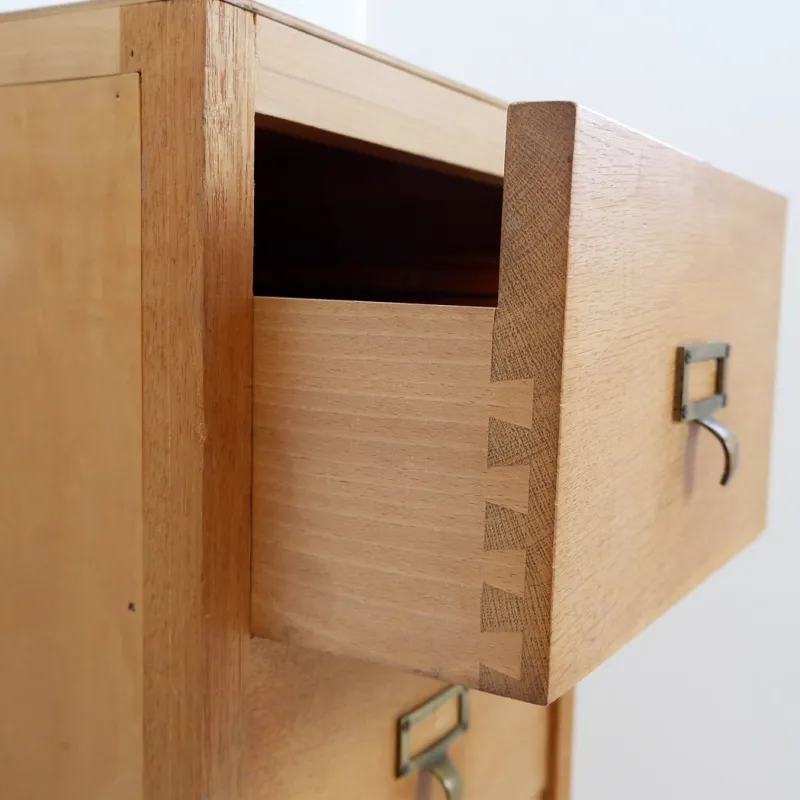 Pamono Vintage Industrial Five-Drawer Filing Cabinet> Dressers, Commodes & Chests