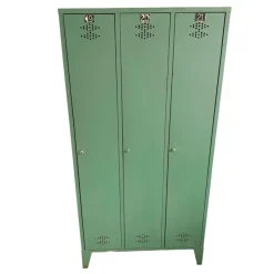 Pamono Vintage Industrial French Green Locker><noscript><img width=