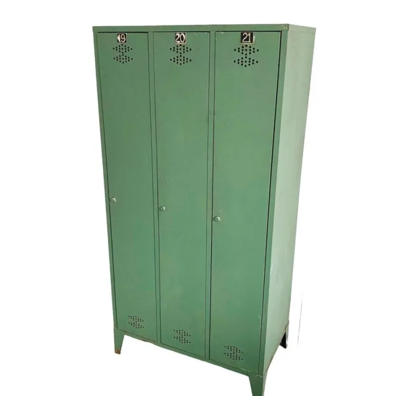 Pamono Vintage Industrial French Green Locker> Cabinets & Wardrobes