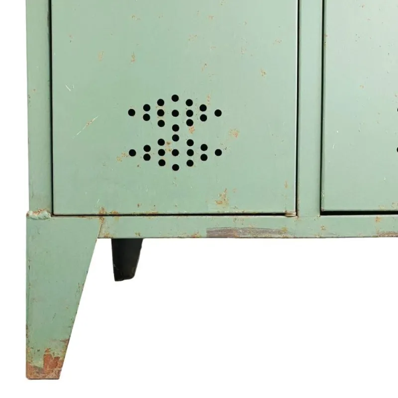Pamono Vintage Industrial French Green Locker> Cabinets & Wardrobes