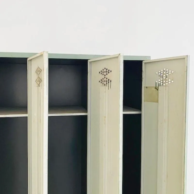 Pamono Vintage Industrial French Green Locker> Cabinets & Wardrobes