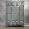 Pamono Vintage Industrial Metal 4-Door Locker> Cabinets & Wardrobes