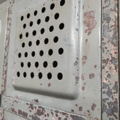 Pamono Vintage Industrial Metal 4-Door Locker><noscript><img width=
