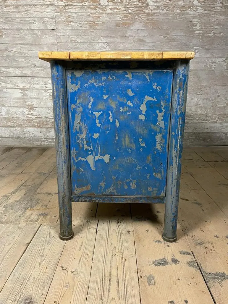 Pamono Vintage Industrial Spruce Workbench> Worktables & Workbenches