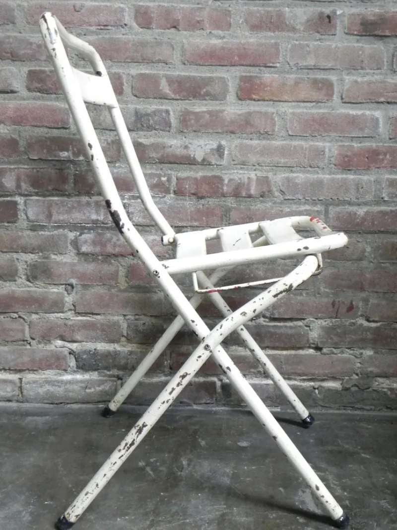 Outlet Pamono Vintage Industrial Steel Folding Chair