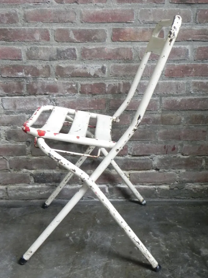 Outlet Pamono Vintage Industrial Steel Folding Chair