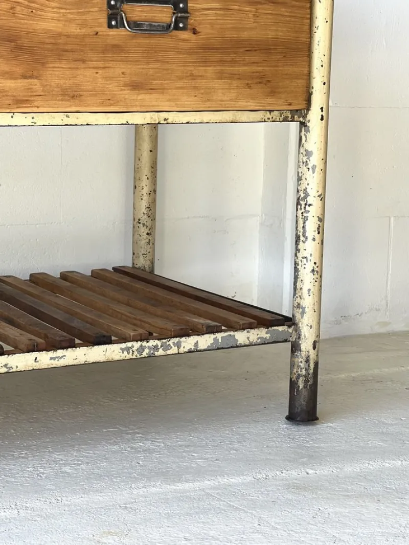 Outlet Pamono Vintage Industrial Workbench, 1960