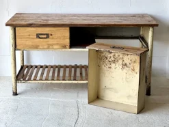 Outlet Pamono Vintage Industrial Workbench, 1960