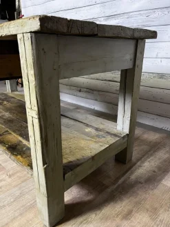 Pamono Vintage Industrial Workbench in Spruce><noscript><img width=