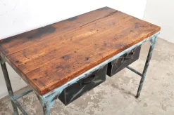 Pamono Vintage Industrial Worktable, 1950s><noscript><img width=